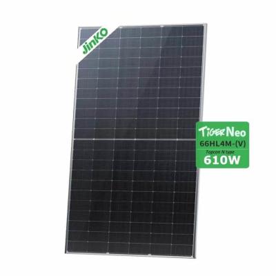 China Jinkosolar PV Panel 132 Células 610W 615W 620W 625W 630W 635W Paneles solares monofaciales en venta