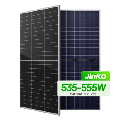 China Jinkosolar Monokristallines Solarmodul JKM535-555M mit Doppelglas-Bifacial-Technologie zu verkaufen