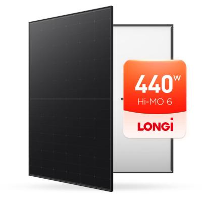 China Lonji Panel solar grande para la noche Techo integrado Banco de energía para el hogar y energía en venta