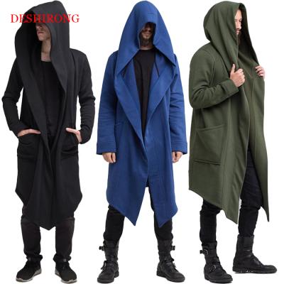 China Autumn And Winter Latest Design QUICK DRY Men Long Coat High Quality Men Jacket Hoodies Blanket Cardigan Sweater Ditch Coat Hooded Men for sale