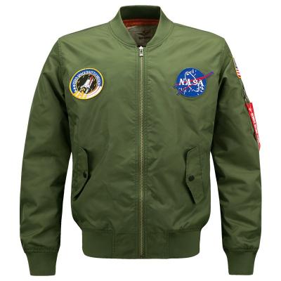 China 2021 QUICK DRY men plus size bomber jacket coat baseball winter coats mens embroidery uniforms men for sale