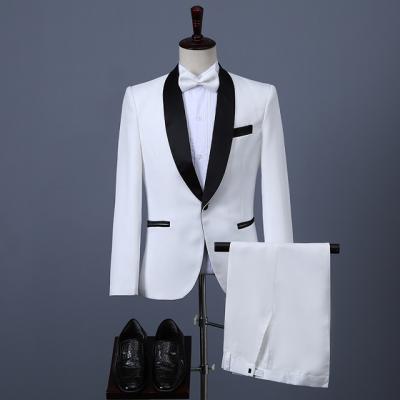 China Factory Wholesale High Quality Breathable Tailored Men's Suit Korean Version Men's Coat Three-Piece Breeches Designs Wedding Suit Slim Men's Suits for sale