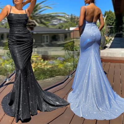 China 2021 Breathable Satin Princess Wedding Dresses Party Maxi Sequin Evening Gown Prom Dress for sale