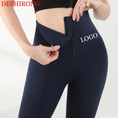 China 2022 Solid Color Breathable Yoga Pants Custom Sports Fitness Tights Tummy Control Yoga Pants High Breasted Waist Women Yoga Pants Leggings for sale