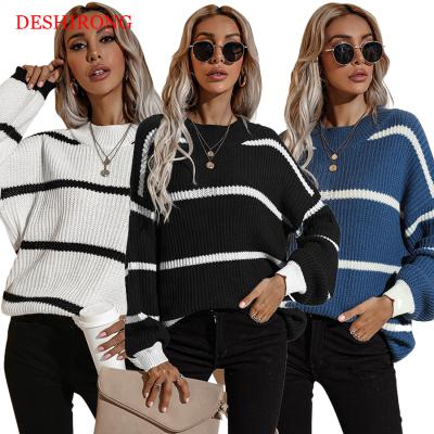 China high quality Anti-wrinkle crew neck sweater 2021 new bar loosely protect sweaters women knitted fashion women sweaters for sale