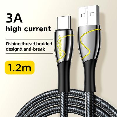 China Anti-Fracture/Ensilent & JOYROOM K6 Series Wear Resistant USB Cable Fast Charging Type-C Data Cable For iPhone Accessories 3A Mobile Cable 1.2M/2M for sale