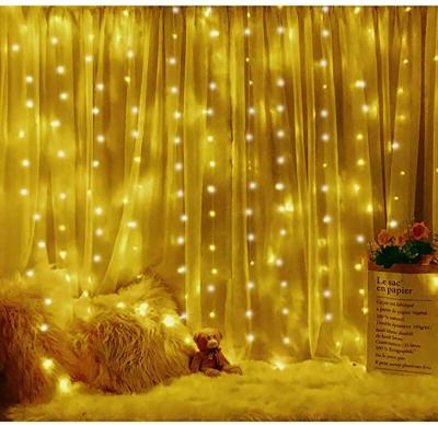 China / Ball With Lights Santa Claus String Led Window Curtain Garland Fairy Christmas Indoor Decoration For Kids Room for sale