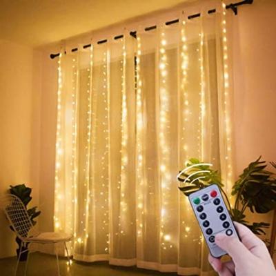 China / Home Wedding Party Decoration RGB Multi Color Curtain Wall Copper String Light Led Bedroom Warm White for sale