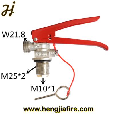 China HOT SALE CE Brass Type M25*2 INLET WIRE CO2 Fire Extinguisher CE Type 6KG Valve for sale