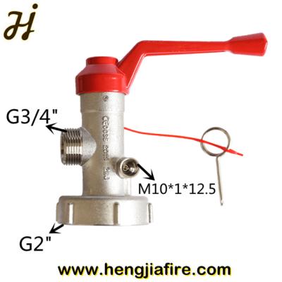 China 50KG Wheeled Trolley Type Brass Dry Powder Fire Extinguisher Valve for sale