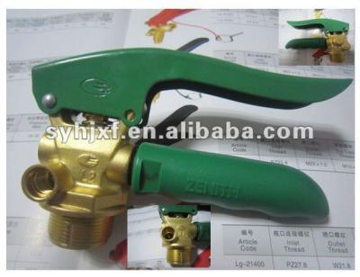 China ABC Dry Powder Fire Extinguisher Valve HJSBYFMEN Inlet M28*1.5 Thread for sale