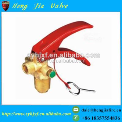 China 5~6 Kg CO2 Fire Extinguisher Brass Valve For African Market for sale