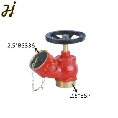 China General Hot Selling 2.5 Inch Oblique Brass Landing Valve Light for sale