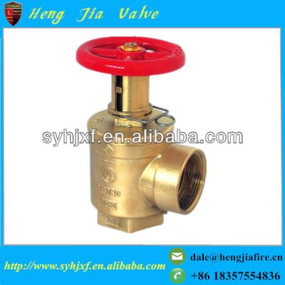 China Brass Pressure Reducing Right Angle Landing Valve for sale