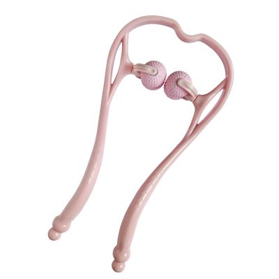 China Portable handheld pp neck massager realax U-shaped neck and shoulder massager for sale