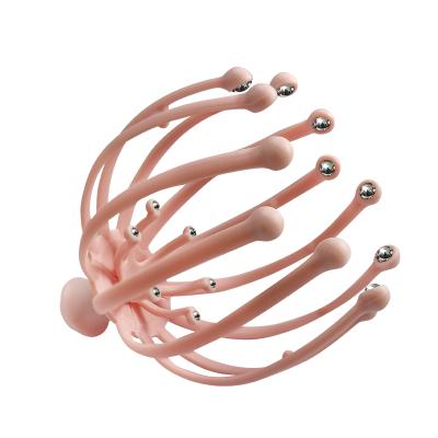 China Handheld Portable Head Handle Wooden Scalp Massager Claw Head Massager for sale