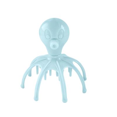 China Handheld Shower Head Massager Scalp Massage Stress Relax Plastic Portable Octopus Head Scalp Massager for sale