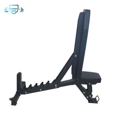 China Commercial Gym With Adjustable Rack Press Weight Workout Bench Multifunctional for sale