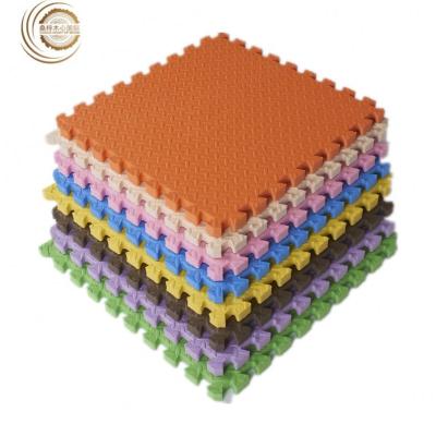 China Soft And Highly Resilient Baby Floor Puzzles Play Ma EVA Mat Plush Eva Rubber Puzzle Mat for sale