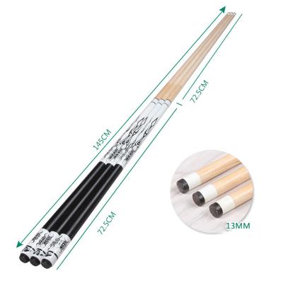 China Wholesale Custom Leather Wrap 13mm Maple Wood Cue Cue Stick Billiard Pool Table Guanque 57