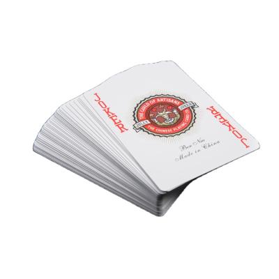 China Plastic OEM Available Printing Custom Logo Poker Cards Magic Plastic Waterproof Cheap Playing Cards for sale