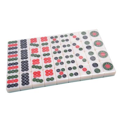 China Family Entertainment China Portable One Set Custom Mahjong Tiles MJ-CN-1 for sale