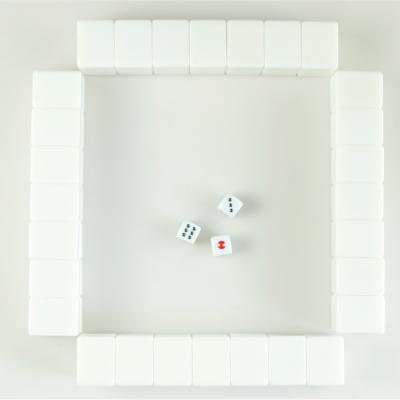 China Custom Made Family Fun Cards Smooth Outdoor Rummy Asian Mahjong Tiles Popular Product for sale