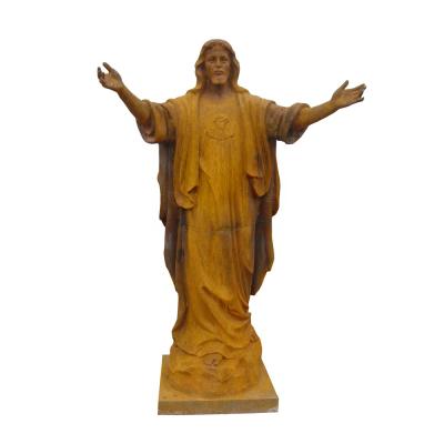 China High Quality Lower Cast Jesus Statue For Pray From Europe Factory Supplyed Prce Gietijzeren Jezusbeeld for sale