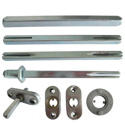 China Traditional square pin bar axle rod shaft for lever handle and window handle for sale