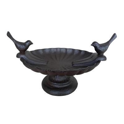 China Viable Wholesale High Quality Cast Iron Plant Tabletop Twin Birds Basin for sale