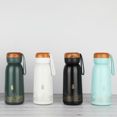 China Occasional High-end Tech Manufacturing 330ml Inside 304 Outside 201 New Type Water Bottle for sale