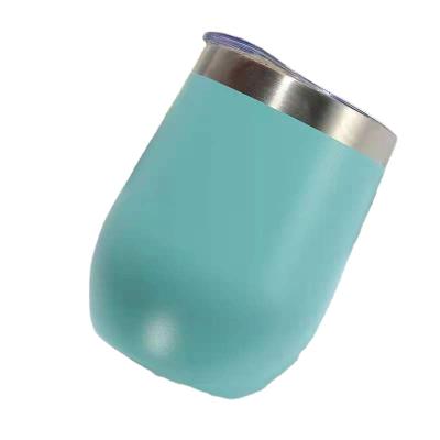 China Disposable yatai stainless steel wine tumbler, custom egg shaped wine cup for sale