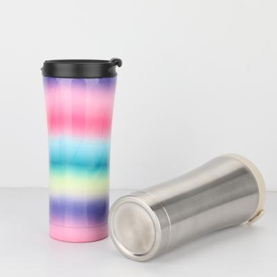 China Factory Supply Great Price Disposable Travel Coffee Mug Stainless Steel 470ml for sale