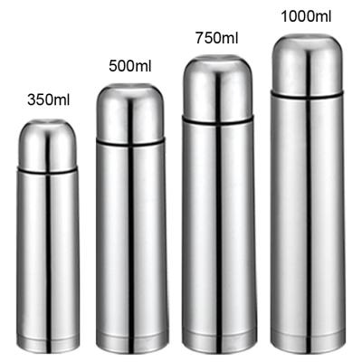 China Logo Bullet Head Stainless Steel Customized Classic PORTABLE Vacuum Water Bottles for sale