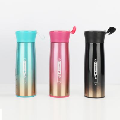 China China made disposable top quality small cheap travel doble wall vacuum flask bottle inside 304 outside 201 for sale