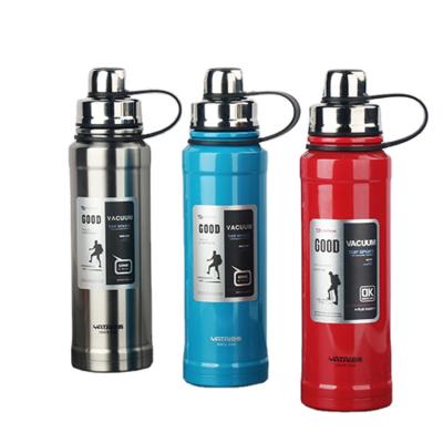 China Double Wall 304 Stainless Steel PORTABLE Water Bottle Insulation Outdoor Sports Vacuum Bottle With Handle for sale