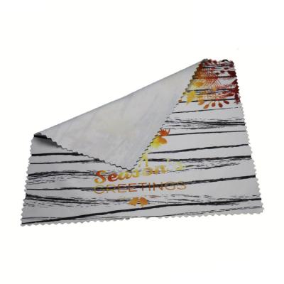 China Viable Wholesale Custom Printed Logo Microfiber Mirco Fiber Microfiber Cloth Glasses for sale