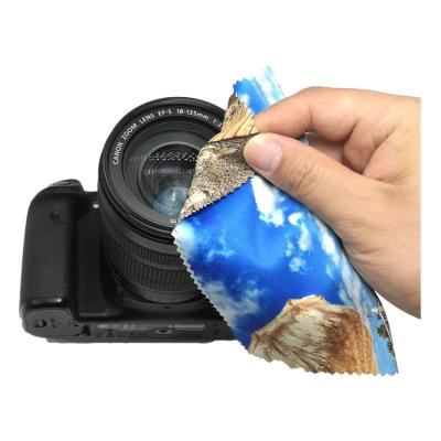 China Viable Black White Spectacle Lens Cloths Microfiber Cleaning Cloths For Lenses for sale