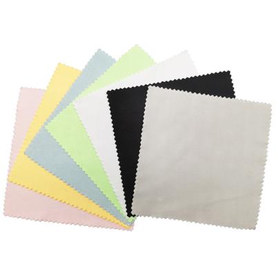 China Viable Wholesale Customized Microfiber Cleaning Polishing Cloth Anti Tarnish Gold Silver Jewelry Custom Jewelry For Jewelry With Logo for sale