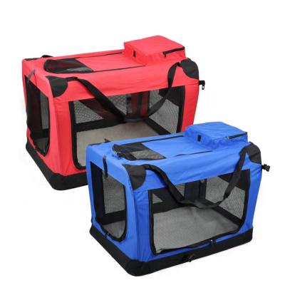 China Sustainable Airline Approved Soft Pet Carrier Crate Dog Travel Crate Pet Travel Crate for sale