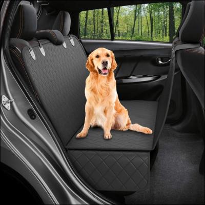 China Viable Manufacturer Wholesale Luxury Chewproof Waterproof Soft Quilted Dog Car Seat Cover for sale