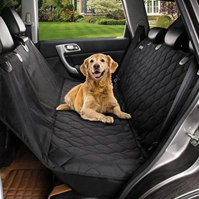 China Durable Waterproof Quilted Back Travel Dog Car Seat Cover Hammock for sale