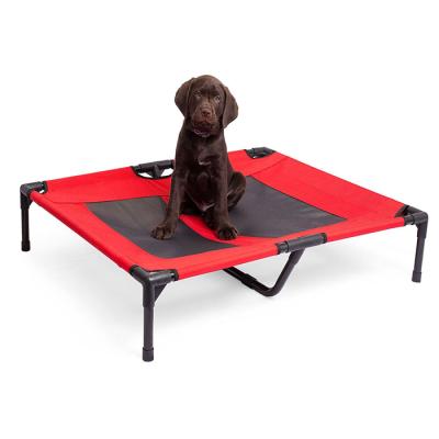 China Sustainable Top Quality Folding Raised Bed Travel Cot For Dog Elevated Pet Bassinet for sale