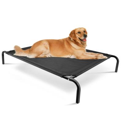 China Large Sustainable Elevated Camping Indestructible Cradle Metal Dog Bed for sale