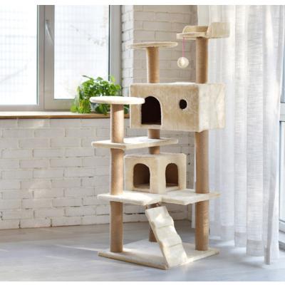 China Large Cat Tree Cat House Housing Cat Scratcher Tower Large for sale