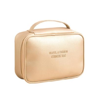 China 2021 Large Capacity PU Cosmetic Bag Custom Wholesale Comfortable Travel Waterproof Makeup Bag For Women for sale