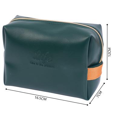 China 2020 Large Capacity Custom Made Cosmetic Bag Women's Insti PU Waterproof Travel Makeup Bag Eco-friendly for sale