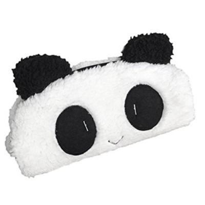 China Wholesale Custom Plush Makeup Bag Comfortable Cute Panda Pencil Pen Case Handbag Cosmetic Bag for sale