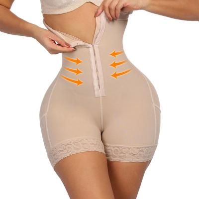 China Breathable Plus Size Traceless Shaper Big Breasted Abdominal Strong Body Shaping Pants Women's Postpartum Sexy Shorts Waist for sale