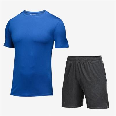 China 2022 Summer Breathable Shorts Sleeve Shorts 2 Pieces Set Hot T-shirt Sports Suit Couple Quick Dry Casual Running Suit For Basketball Training for sale